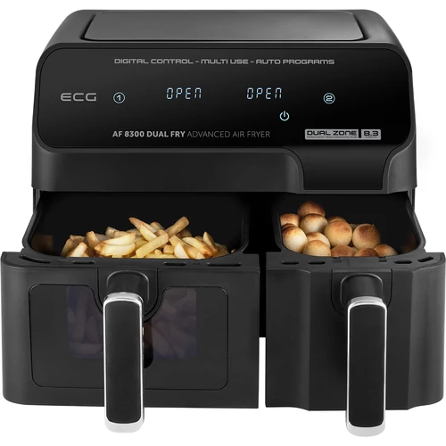 ECG FORRÓLEVEGŐS FRITŐZ DUAL