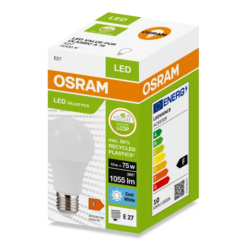 OSRAM LED PCR NORMÁL ŽARULJA 10W 4000K E27