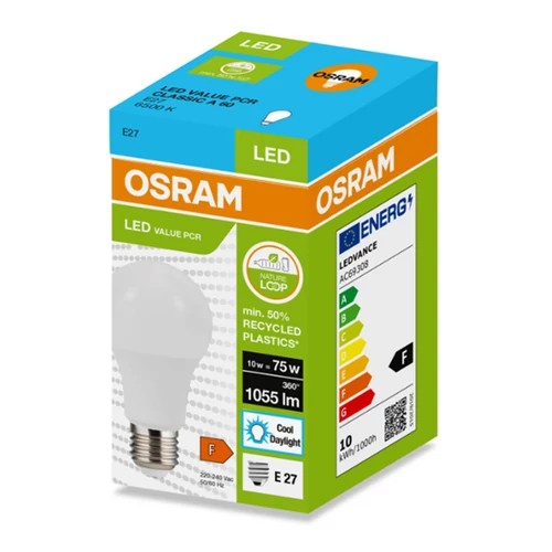 OSRAM LED PCR NORMÁL ŽARULJA 10W 6500K E27