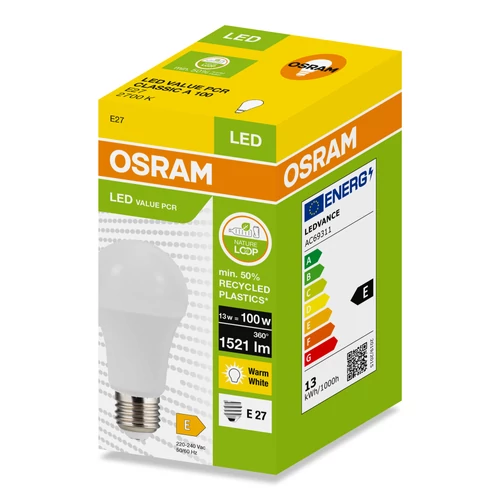 OSRAM LED PCR NORMÁL ŽARULJA 13W 2700K E27