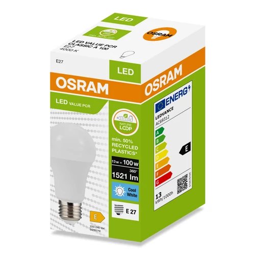 OSRAM LED PCR NORMÁL ŽARULJA 13W 4000K E27