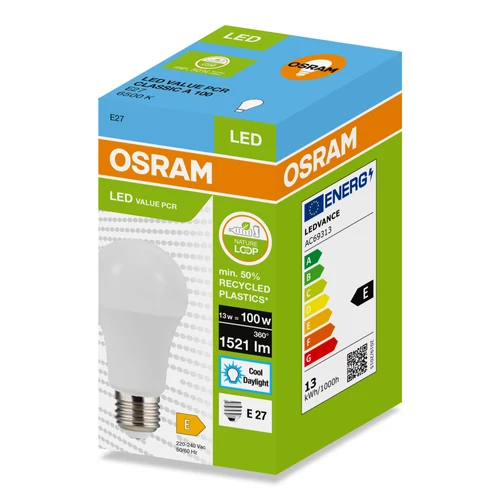 OSRAM LED PCR NORMÁL ŽARULJA 13W 6500K E27