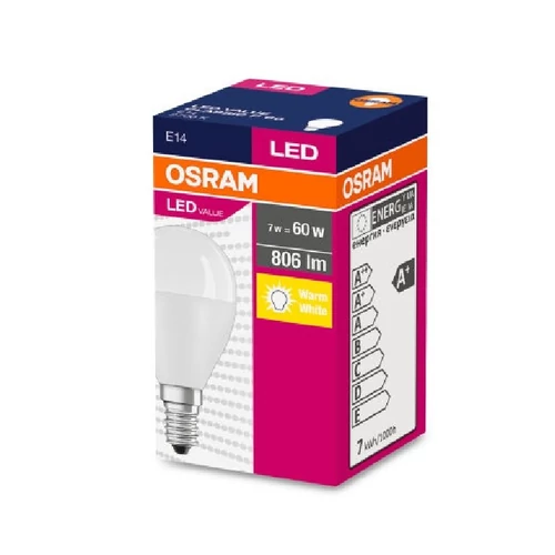 OSRAM LED KUGLICA MAT 60 7W/827 E14