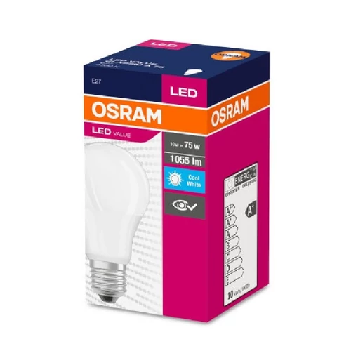 OSRAM LED KÖRTE MATT 75 10W/840 E27