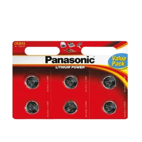 PANASONIC LÍTHIUM CR2032 6DB 