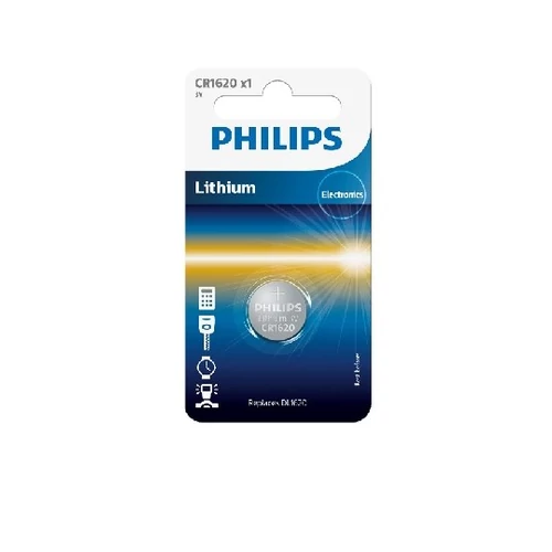 PHILIPS LITHIUM CR1620 3V 1DB