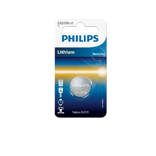 PHILIPS LITHIUM CR2016 3V 1DB