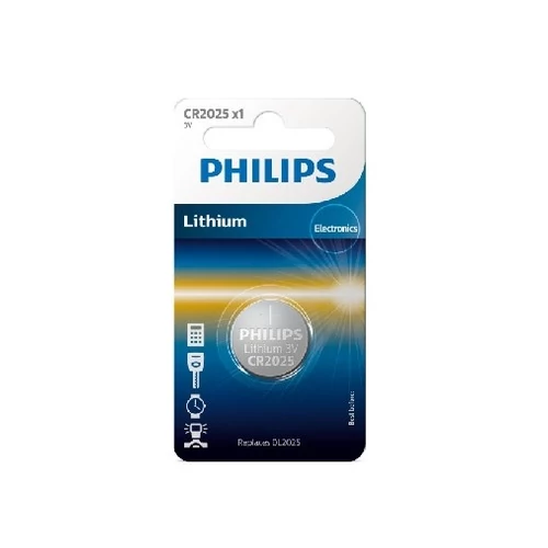 PHILIPS LITHIUM CR2025 3V 1DB