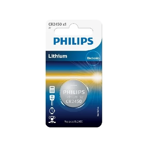 PHILIPS LITHIUM CR2450 3V 1DB
