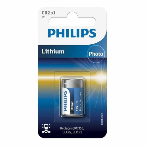 PHILIPS ALKALINE CR2, 3V 1DB