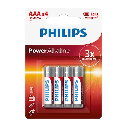PHILIPS POWER ALKALINE AAA 4DB
