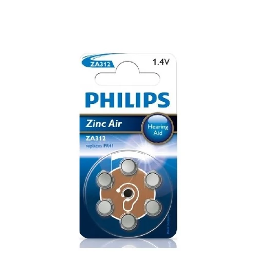 PHILIPS ZINC AIR PR312 6DB
