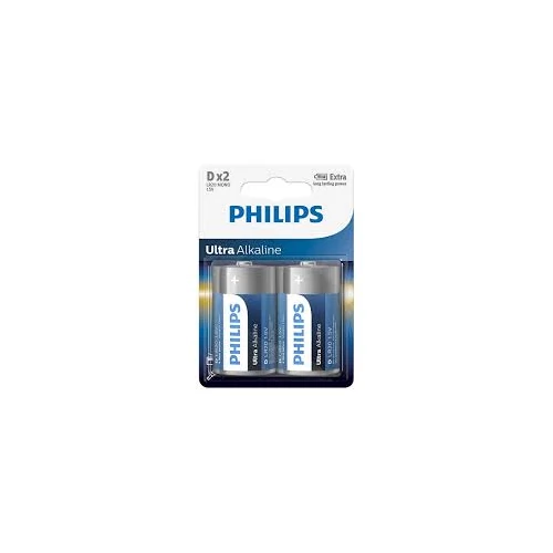 PHILIPS ULTRA ALKALINE D 2 KOM