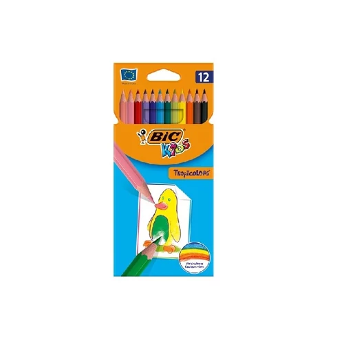 BIC TROPICOLOR SZÍNESCERUZA 12DB