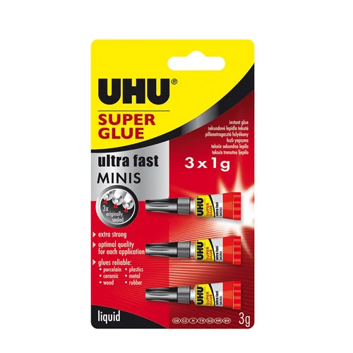 UHU SUPER GLUE MINIS PILLANAT
