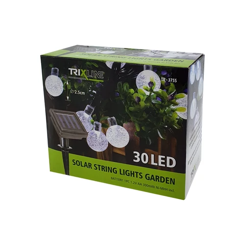 TRIXLINE SOLAR DEKOR LÁMPA 30 LED