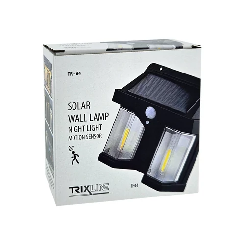 TRIXLINE SOLAR LED FALI LÁMPA MOZGÁSÉRZ.