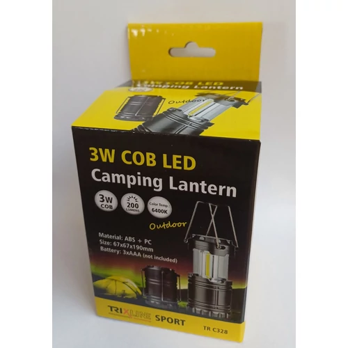 TRIXLINE ÖSSZECSUKHATÓ KEMPINGLÁMPA