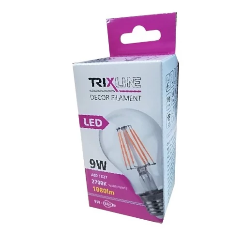 TRIXLINE FILAMENT LED E27 9W 2700K