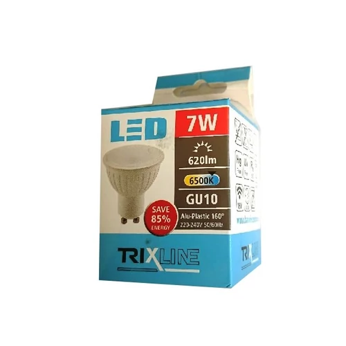 TRIXLINE LED GU10 7W 6500K ALU