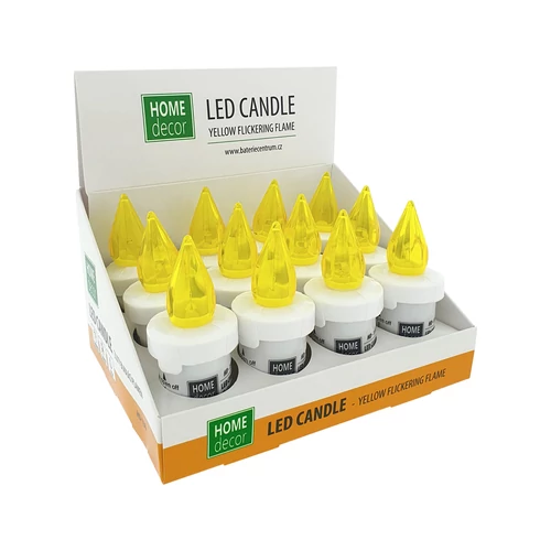 HOME DECOR LED GYERTYA FEHÉR