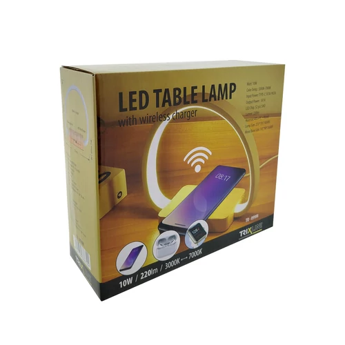 TRIXLINE ASZTALI LÁMPA VEZ.NÉLK.TÖLTŐVEL