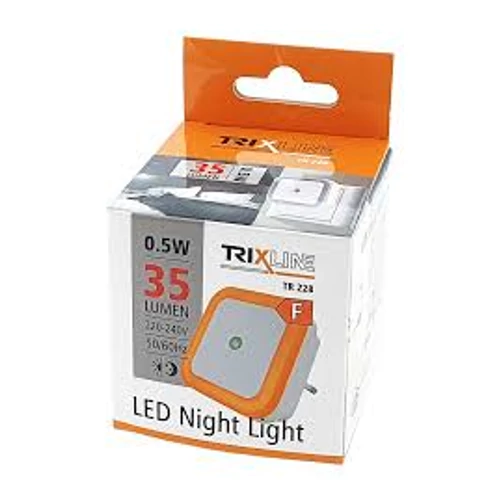 TRIXLINE LED ÉJJELI LÁMPA, NARANCSSÁRGA