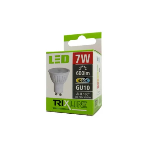 TRIXLINE LED GU10 7W 4200K 600LM ALU