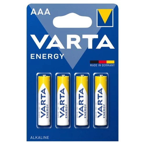 VARTA ENERGY AAA MIKRÓ LR03 ALKÁLI ELEM