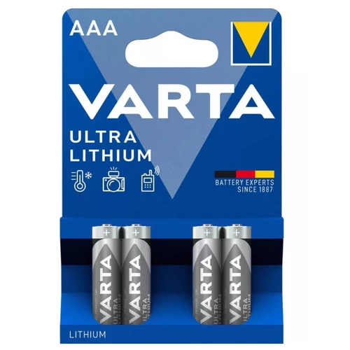 VARTA ULTRA LITHIUM LR03 MIKROELEM BL4