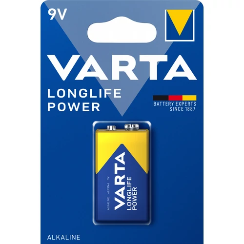 VARTA LONGLIFE POW. ALKÁLI 9 V-OS ELEM