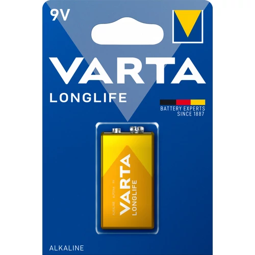 VARTA LONGLIFE ALKÁLI 9V-OS ELEM 1DB/BL