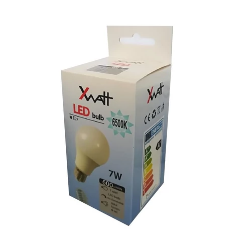 XWATT LED IZZÓ NORMÁL E27 7W 6500K