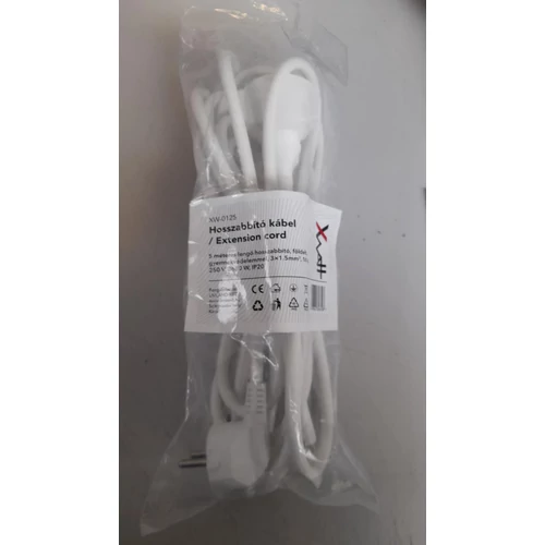 XWATT HOSSZABBÍTÓ 1ALJ. 5M SCHUKO 1,5MM