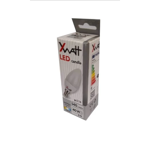 XWATT LED IZZÓ GYERTYA E14 6W 4000K