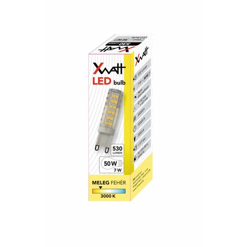 XWATT LED IZZÓ G9 7W 3000K