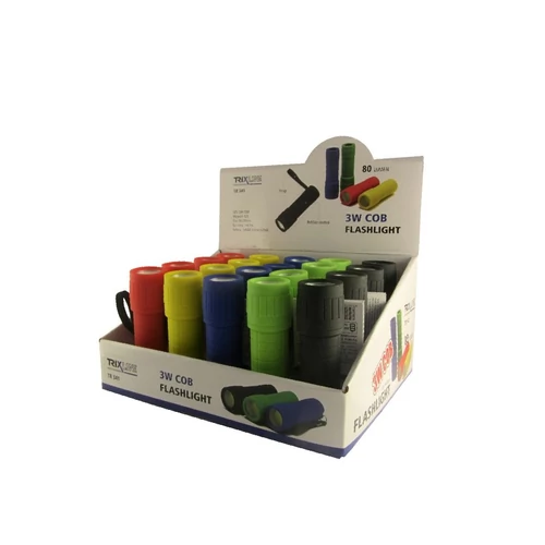 TRIXLINE ZSEBLÁMPA 3W 5LED 20DB/TÁLCA