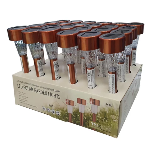 TRIXLINE SOLAR LÁMPA LESZÚRHATÓ ARANY