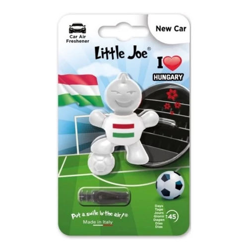 SOCCER JOE I LOVE HUNGARY NEW CAR WHITE