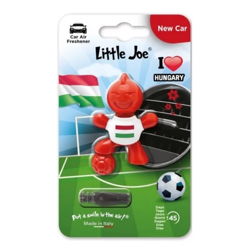 SOCCER JOE I LOVE HUNGARY NEW CAR RED