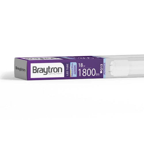 BRAYTRON T8 FÉNYCSŐ 18W 4000K 1800LM