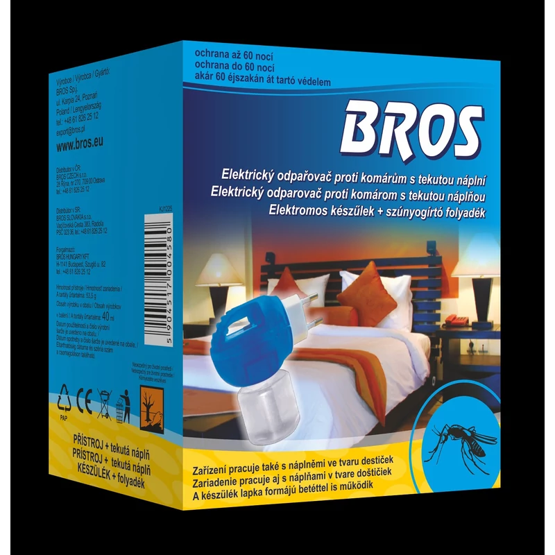 BROS SREDSTVO PROTIV KOMARACA ELL.UREĐAJ+KONT 40ML