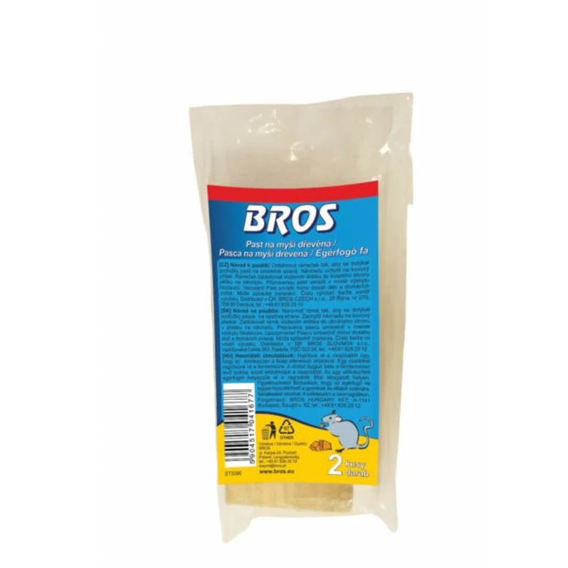 BROS EGÉRFOGÓ FA 2DB-OS