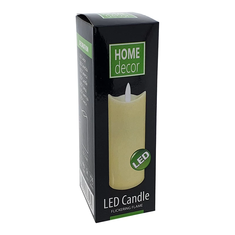 HOME DECOR LED SVIJEĆA VANILIJA 15,5 CM