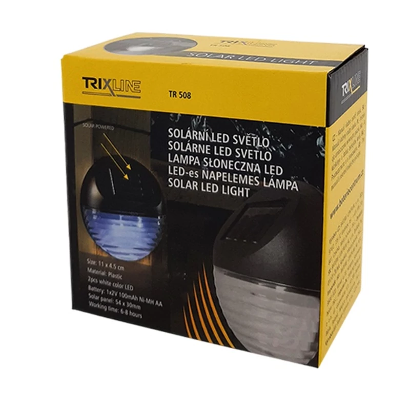 TRIXLINE NAPELEMES LED LÁMPA MOZGÁSÉRZÉK