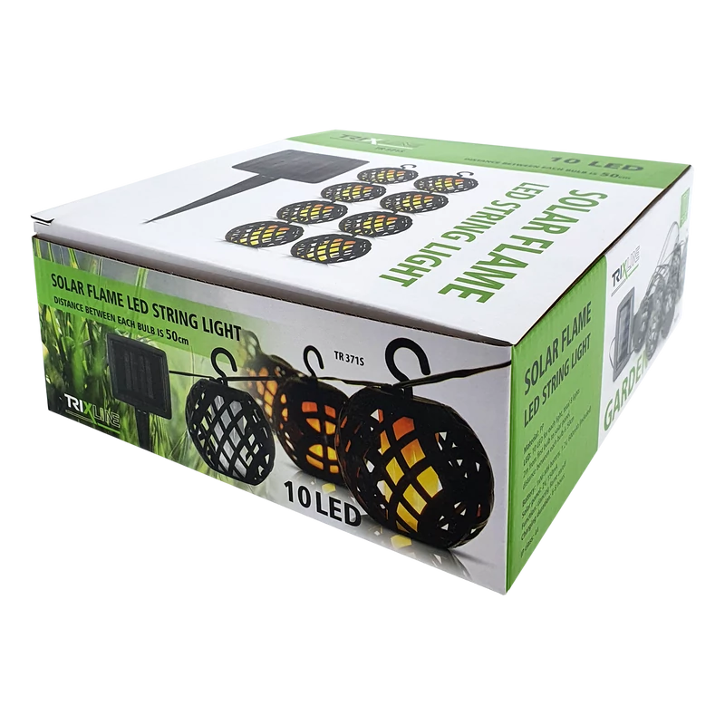 TRIXLINE SOLAR LED LÁMPASOR 8 LABDA 