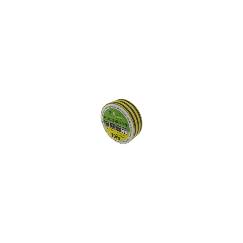 TRIXLINE PVC 19MM SZIG.SZALAG ZÖLD-SÁRGA