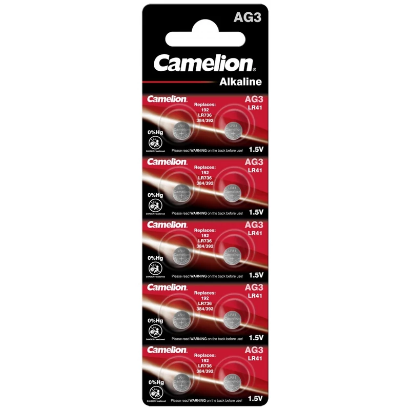 CAMELION ALKALINE AG3/LR41/392/192 BL10