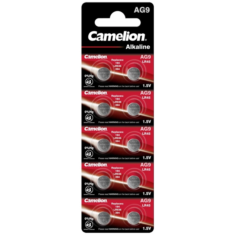 CAMELION ALKALINE AG9/LR936/394/936 BL10