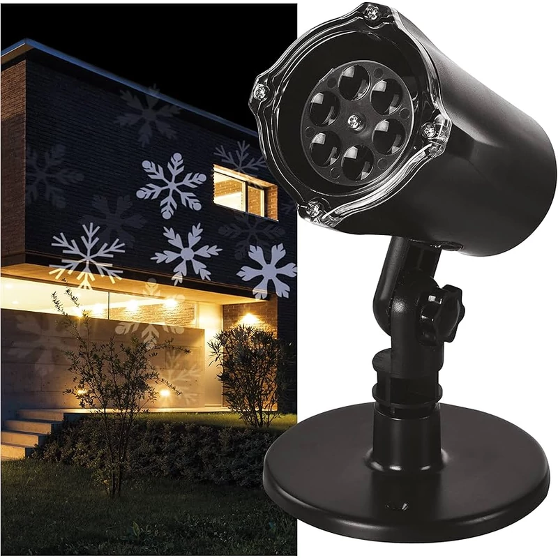 EMOS LED PROJEKTOR HÓPIHE IP44 FEHÉR